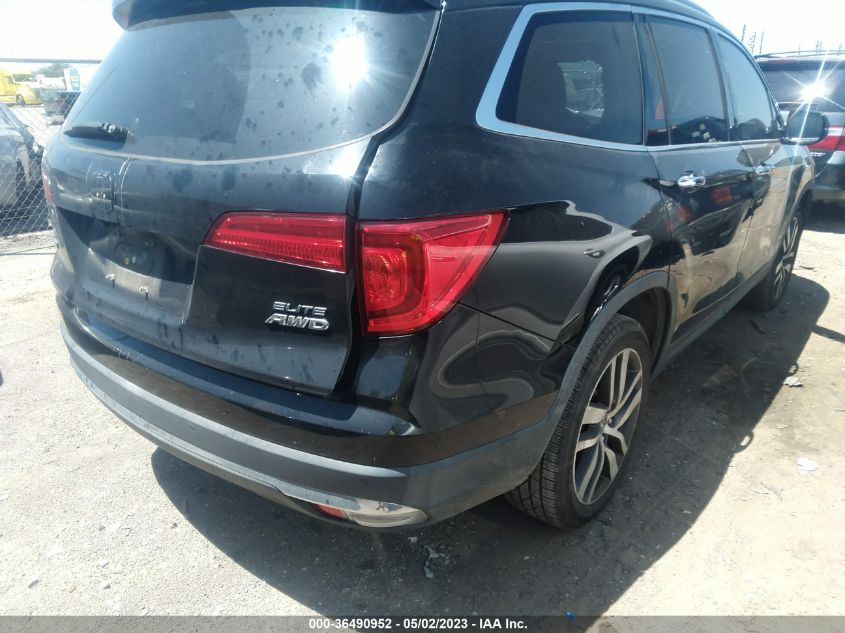 2016 HONDA PILOT ELITE - 5FNYF6H01GB107692