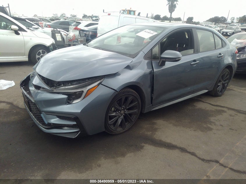 VIN JTDP4MCE7P3516365 2023 TOYOTA COROLLA SE