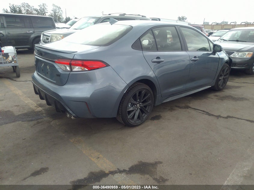 VIN JTDP4MCE7P3516365 2023 TOYOTA COROLLA SE
