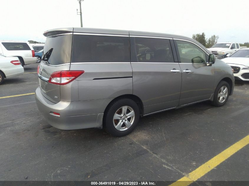 2013 NISSAN QUEST SV - JN8AE2KP8D9070492