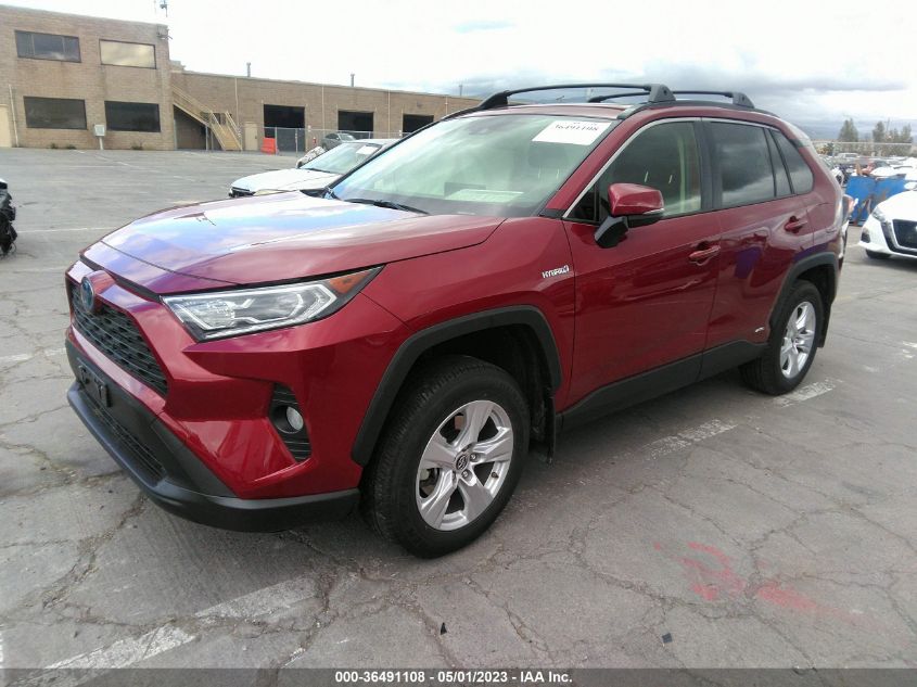 2019 TOYOTA RAV4 HYBRID XLE - JTMRWRFV4KD008319