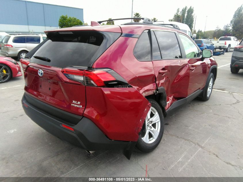 2019 TOYOTA RAV4 HYBRID XLE - JTMRWRFV4KD008319