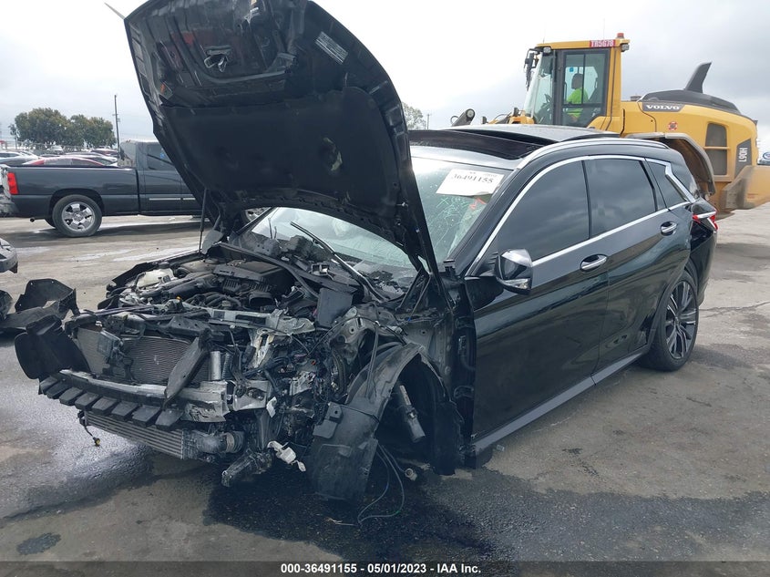VIN 3PCAJ5BAXMF112218 2021 INFINITI QX50 LUXE