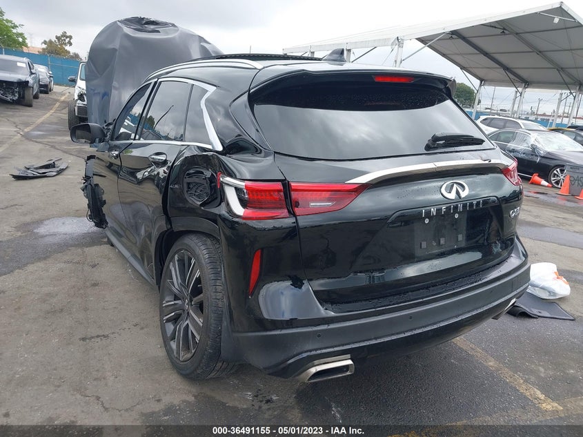 VIN 3PCAJ5BAXMF112218 2021 INFINITI QX50 LUXE