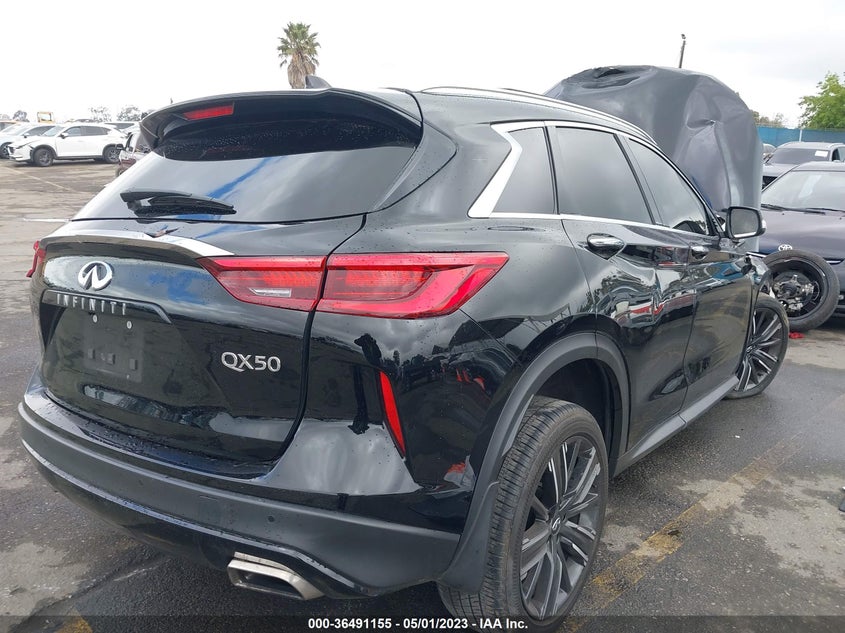 VIN 3PCAJ5BAXMF112218 2021 INFINITI QX50 LUXE