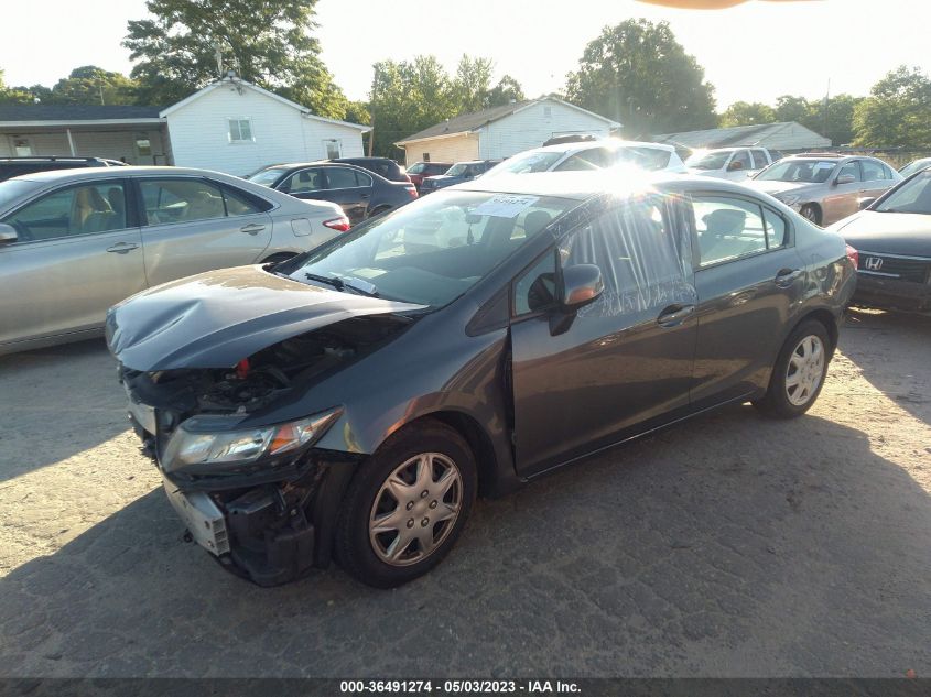 2013 HONDA CIVIC SDN LX - 2HGFB2F50DH574684
