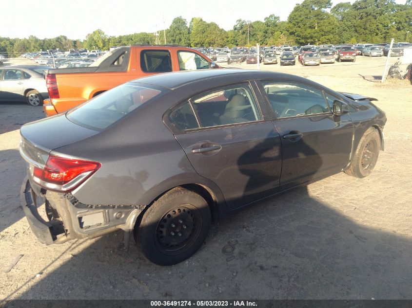 2013 HONDA CIVIC SDN LX - 2HGFB2F50DH574684