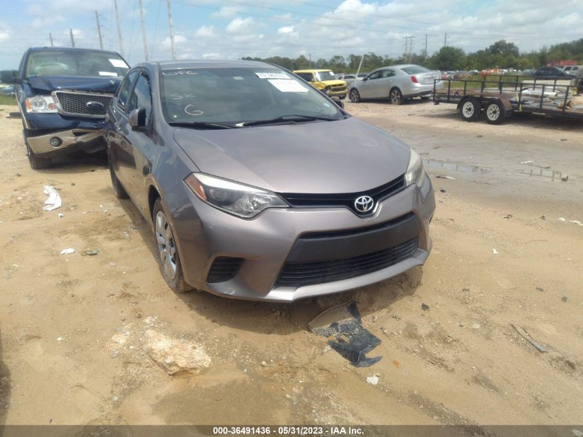 2014 TOYOTA COROLLA L/LE/S/S PLUS/LE PLUS - 5YFBURHE9EP129210