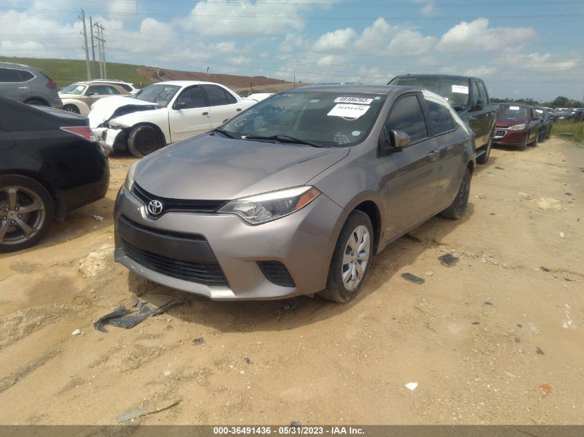 2014 TOYOTA COROLLA L/LE/S/S PLUS/LE PLUS - 5YFBURHE9EP129210