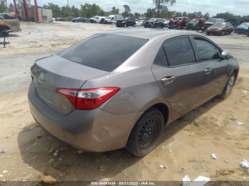 2014 TOYOTA COROLLA L/LE/S/S PLUS/LE PLUS - 5YFBURHE9EP129210