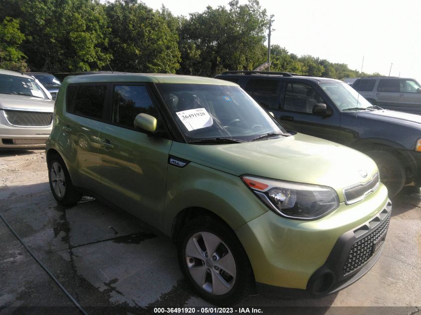 2015 KIA SOUL BASE - KNDJN2A24F7761034