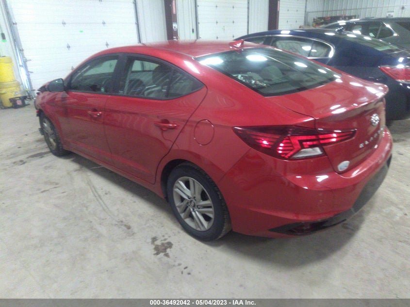 VIN 5NPD84LF7KH449666 2019 HYUNDAI ELANTRA SEL