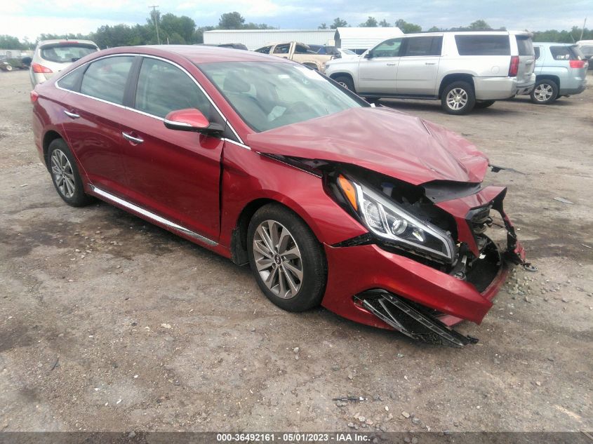 2016 HYUNDAI SONATA 2.4L SPORT - 5NPE34AF6GH281435