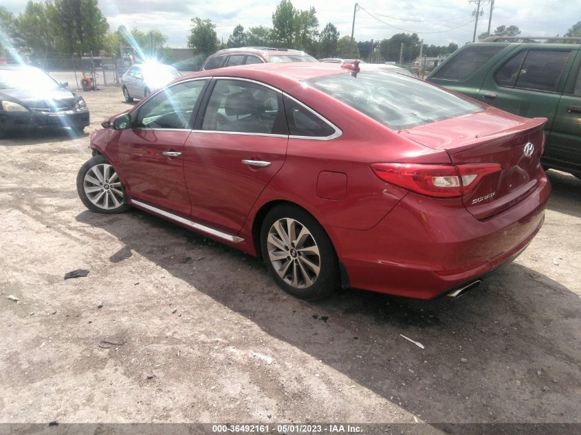 2016 HYUNDAI SONATA 2.4L SPORT - 5NPE34AF6GH281435