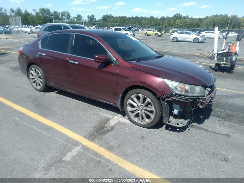 2014 HONDA ACCORD SEDAN SPORT - 1HGCR2F54EA295091
