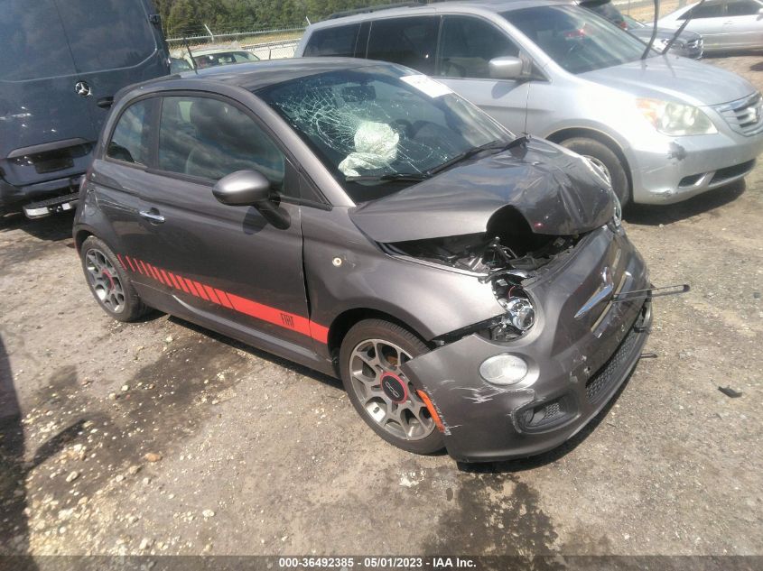 2013 FIAT 500 SPORT - 3C3CFFBR2DT554079