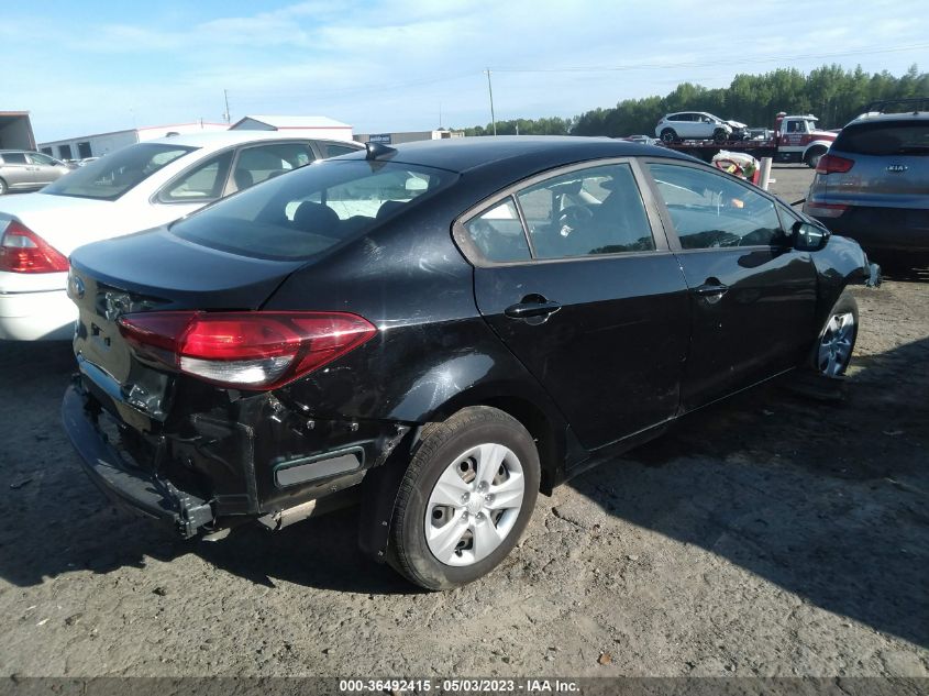 2017 KIA FORTE LX - 3KPFL4A7XHE076557