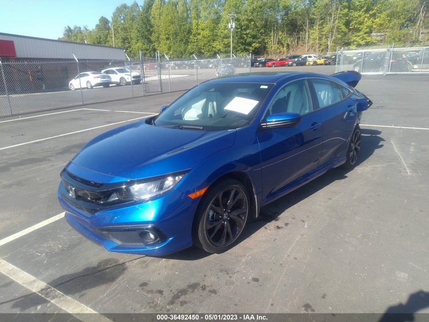 VIN 2HGFC2F85LH596217 2020 HONDA CIVIC SEDAN SPORT