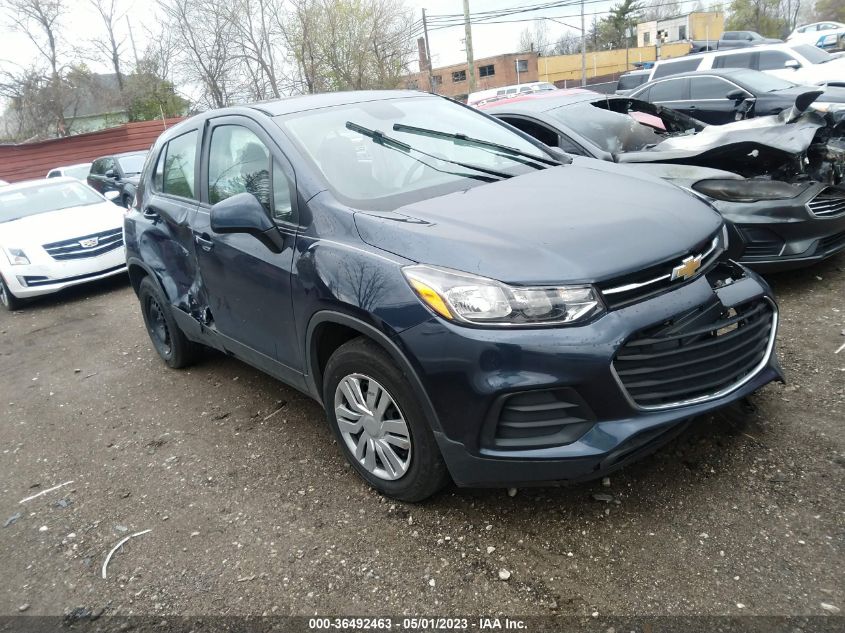 2018 CHEVROLET TRAX LS - 3GNCJKSB1JL295402