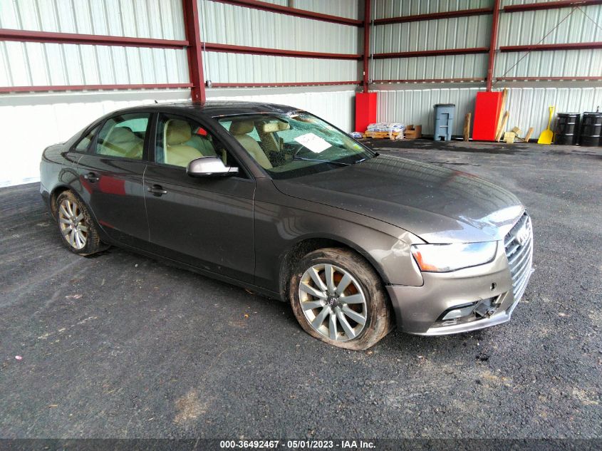 2014 AUDI A4 PREMIUM - WAUBFAFL0EA090117