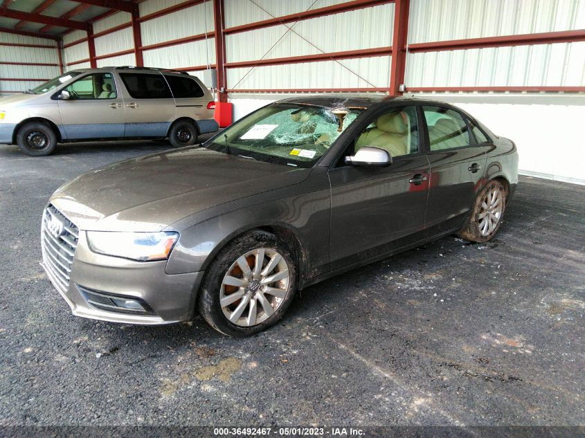 2014 AUDI A4 PREMIUM - WAUBFAFL0EA090117