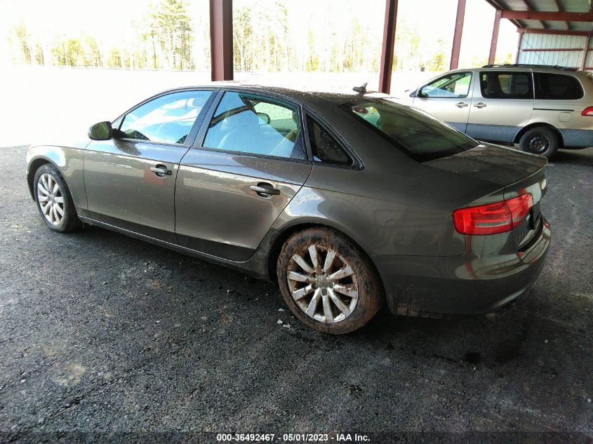 2014 AUDI A4 PREMIUM - WAUBFAFL0EA090117
