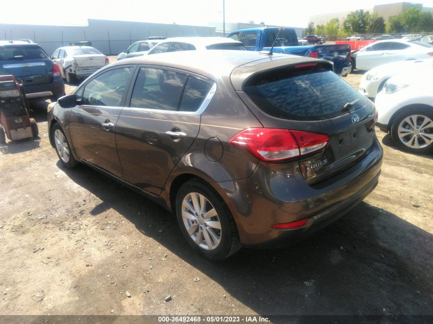 2015 KIA FORTE 5-DOOR EX - KNAFX5A80F5338143