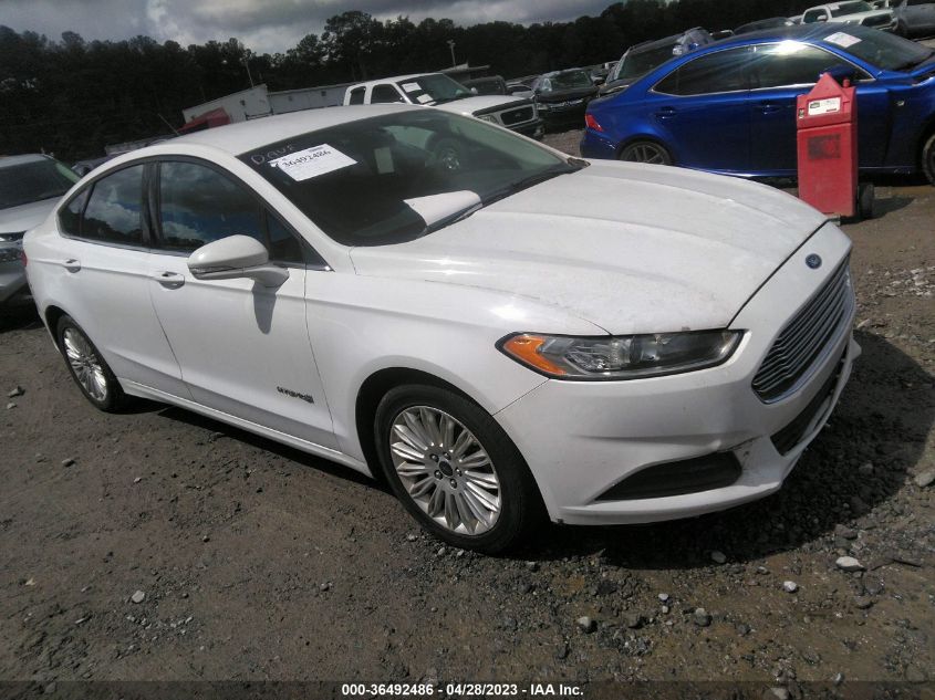 2013 FORD FUSION SE HYBRID - 3FA6P0LU6DR365024