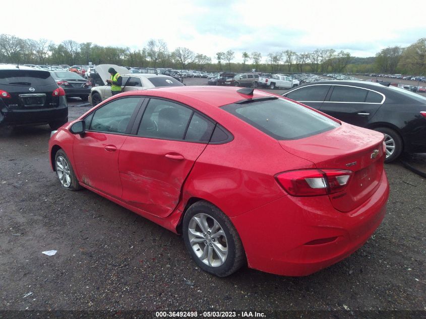 2019 CHEVROLET CRUZE LS - 1G1BC5SM4K7134655