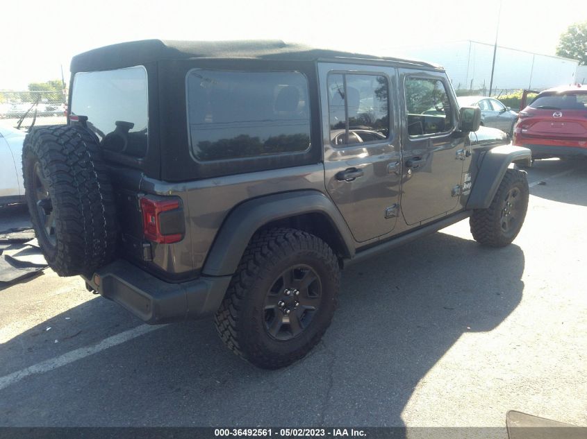 2020 JEEP WRANGLER UNLIMITED SPORT S - 1C4HJXDG8LW110408