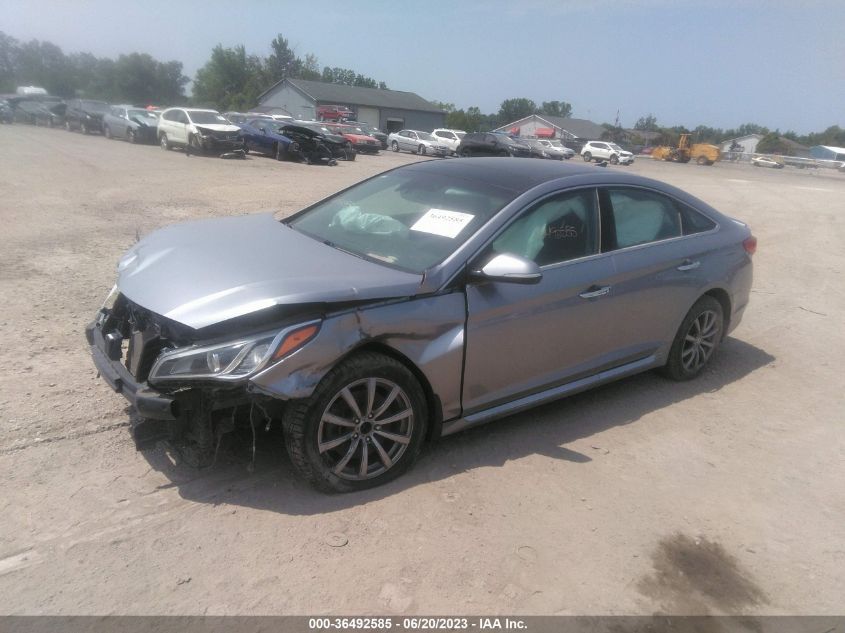 2017 HYUNDAI SONATA 2.4L LIMITED - 5NPE34AF4HH463331