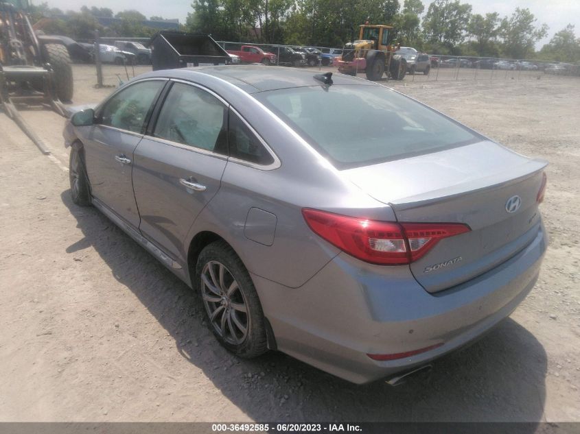 2017 HYUNDAI SONATA 2.4L LIMITED - 5NPE34AF4HH463331