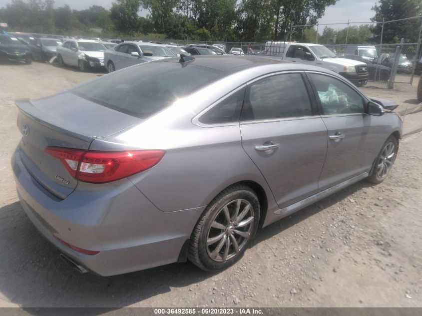 2017 HYUNDAI SONATA 2.4L LIMITED - 5NPE34AF4HH463331