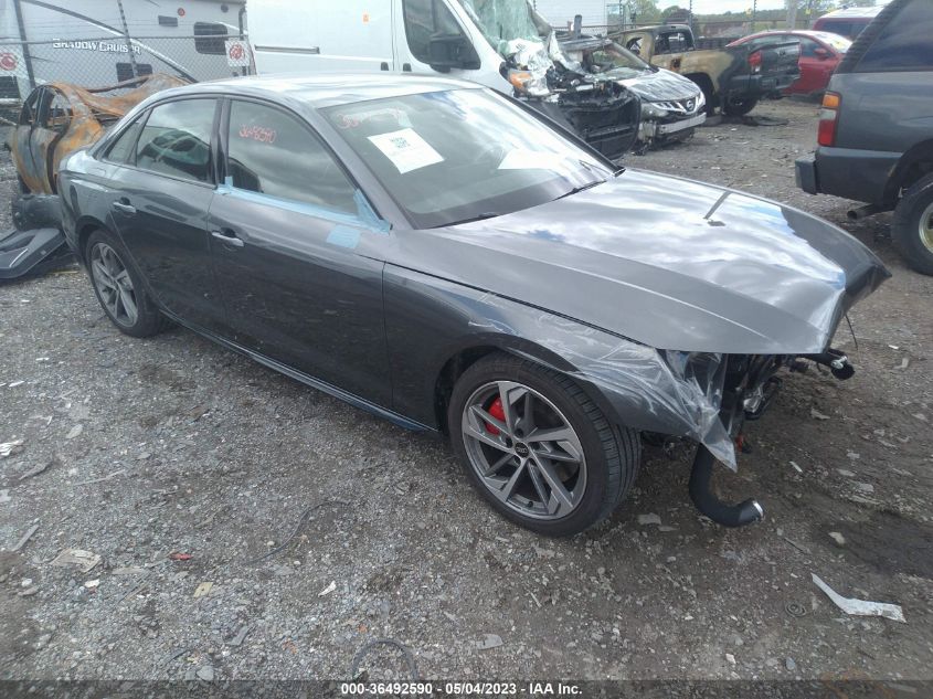 WAUEAAF46NA016091 AUDI A4 SEDAN S LINE PREMIUM PLUS 2022