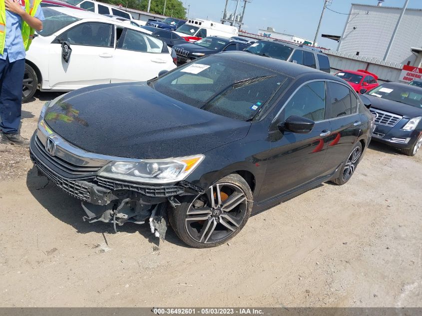 2016 HONDA ACCORD SEDAN SPORT - 1HGCR2F57GA238256