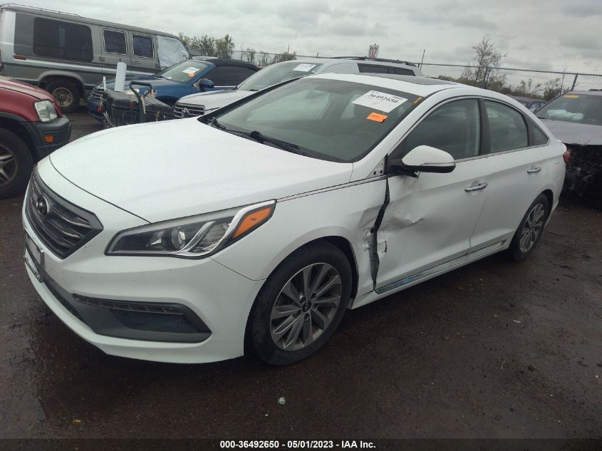 2017 HYUNDAI SONATA SPORT - 5NPE34AF0HH565368