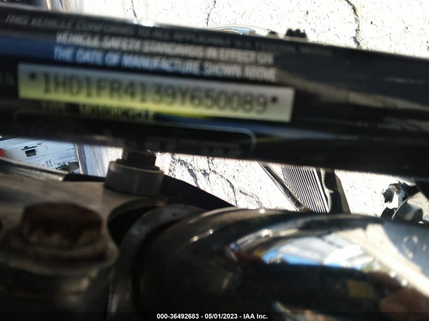2009 HARLEY-DAVIDSON FLHRC 1HD1FR4139Y650089