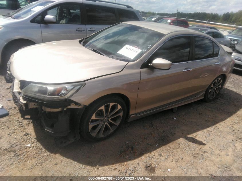 2013 HONDA ACCORD SDN SPORT - 1HGCR2F54DA267290