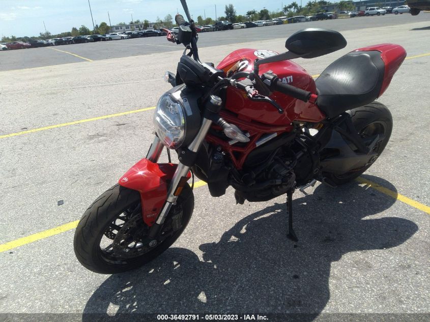 2020 DUCATI MONSTER 821 - ZDMMACLS6LB006346