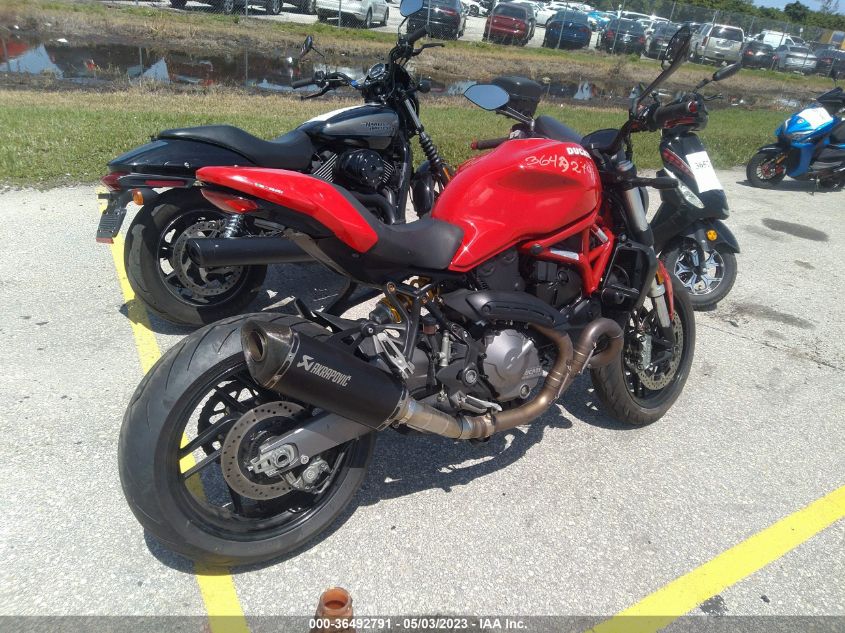 2020 DUCATI MONSTER 821 - ZDMMACLS6LB006346