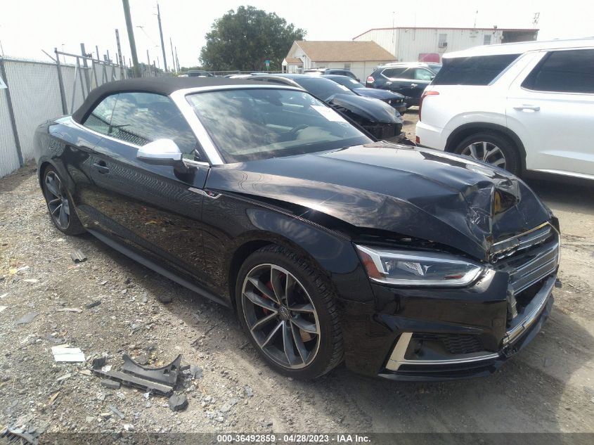 WAU24GF57JN021485 AUDI S5 CABRIOLET PRESTIGE 2018