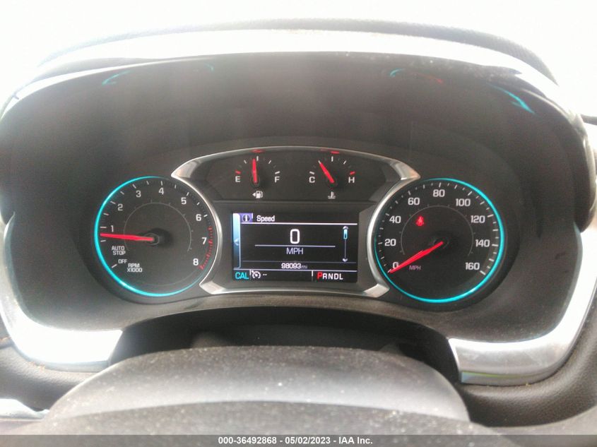 2018 CHEVROLET TRAVERSE LT CLOTH - 1GNEVGKW5JJ182220