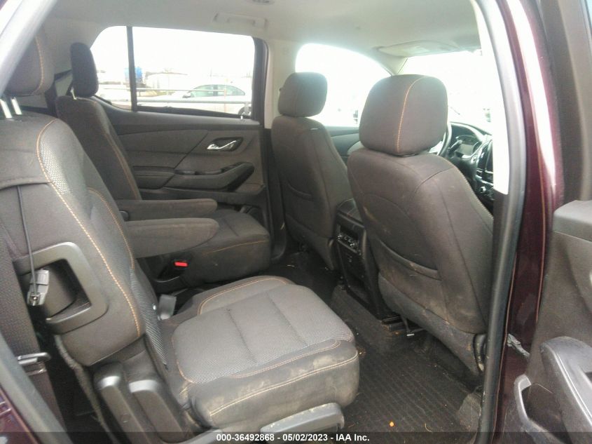 2018 CHEVROLET TRAVERSE LT CLOTH - 1GNEVGKW5JJ182220