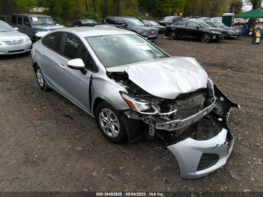 2019 CHEVROLET CRUZE - 1G1BJ5SM2K7106486