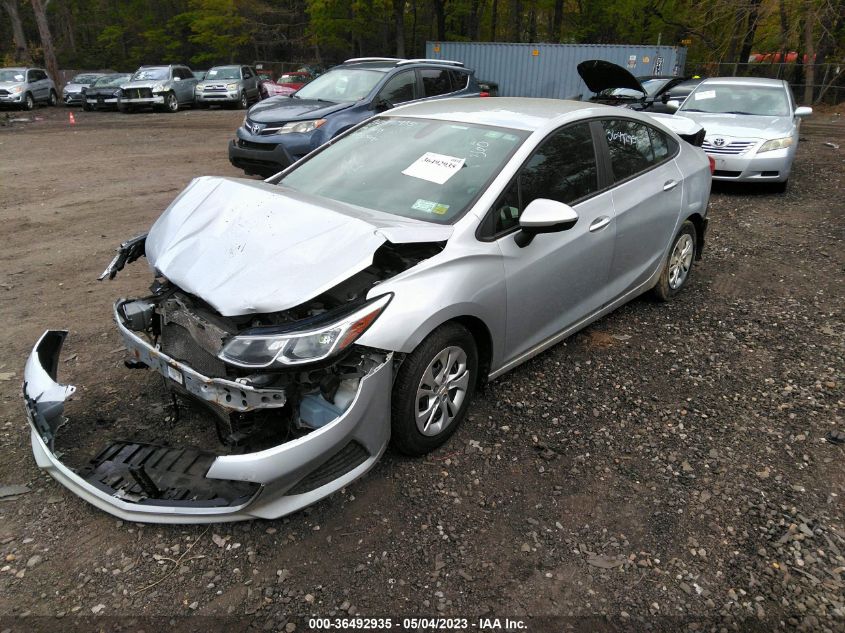 2019 CHEVROLET CRUZE - 1G1BJ5SM2K7106486