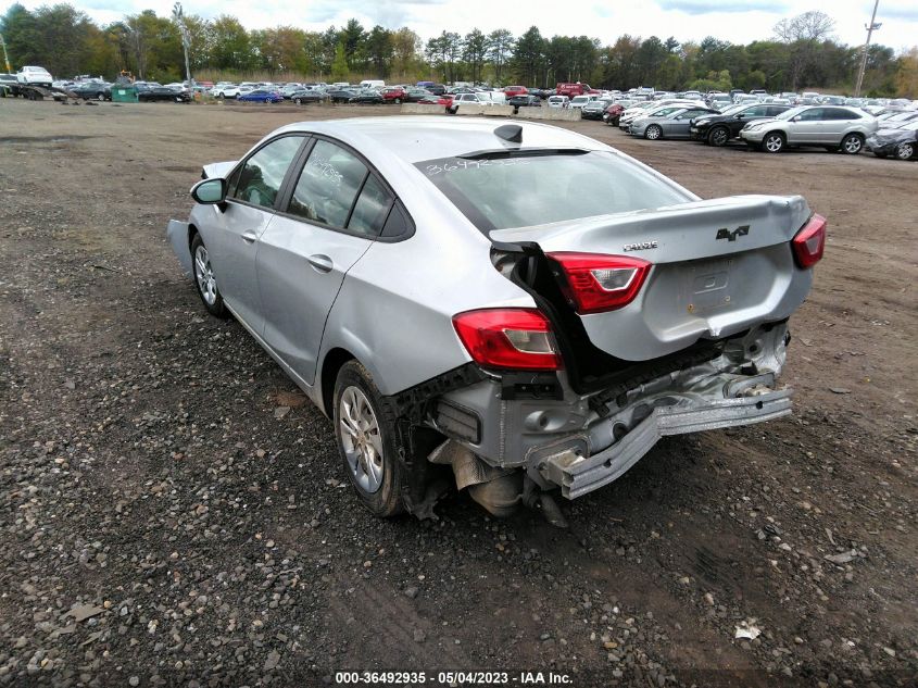 2019 CHEVROLET CRUZE - 1G1BJ5SM2K7106486