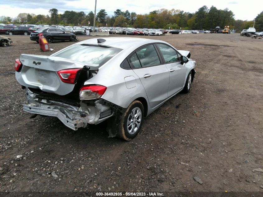 2019 CHEVROLET CRUZE - 1G1BJ5SM2K7106486