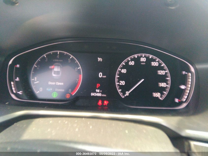 2021 HONDA ACCORD SEDAN SPORT - 1HGCV1F36MA052160