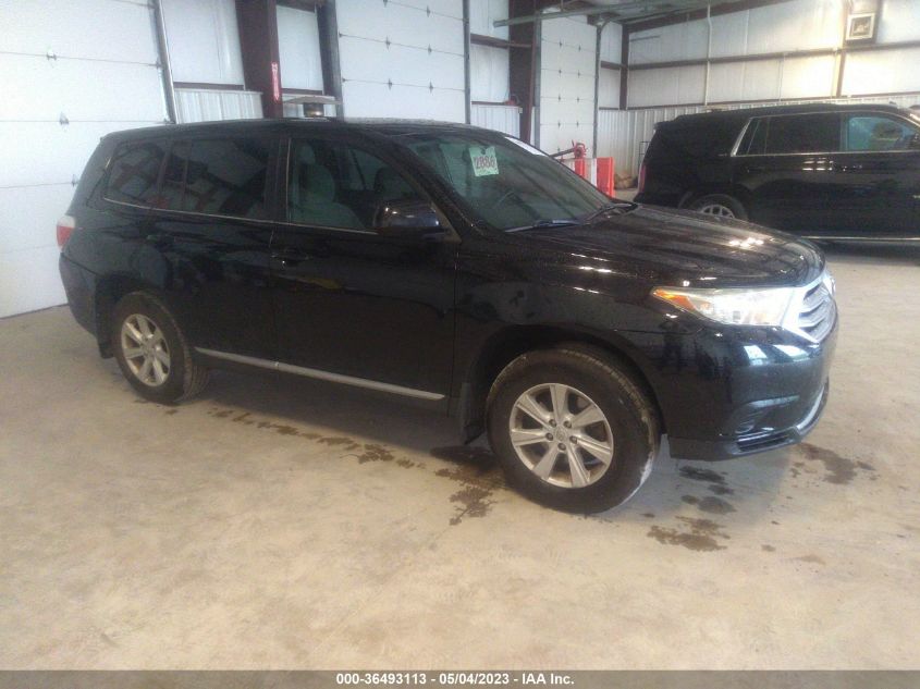 2013 TOYOTA HIGHLANDER - 5TDZA3EH1DS046587