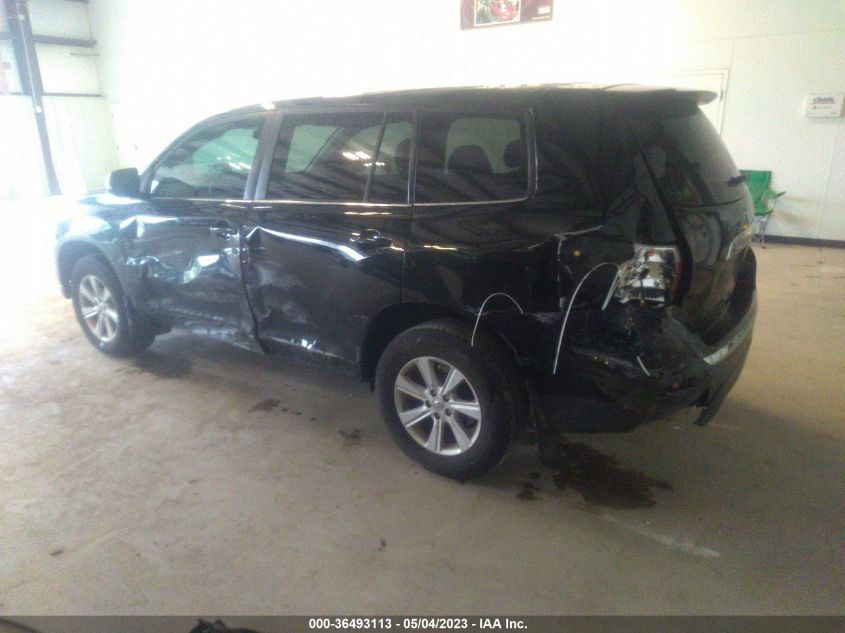 2013 TOYOTA HIGHLANDER - 5TDZA3EH1DS046587